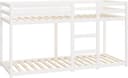 vidaXL Solid Pine Våningssäng 80x200cm
