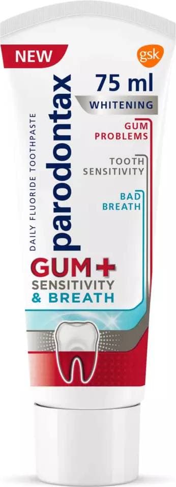 Parodontax Gum+ Sensitivity & Breath Whitening 75ml