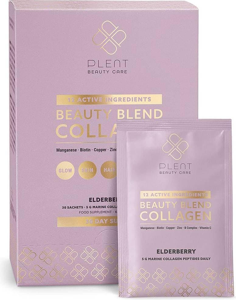 Plent Beauty Blend Collagen Elderberry 30 x 5 gr