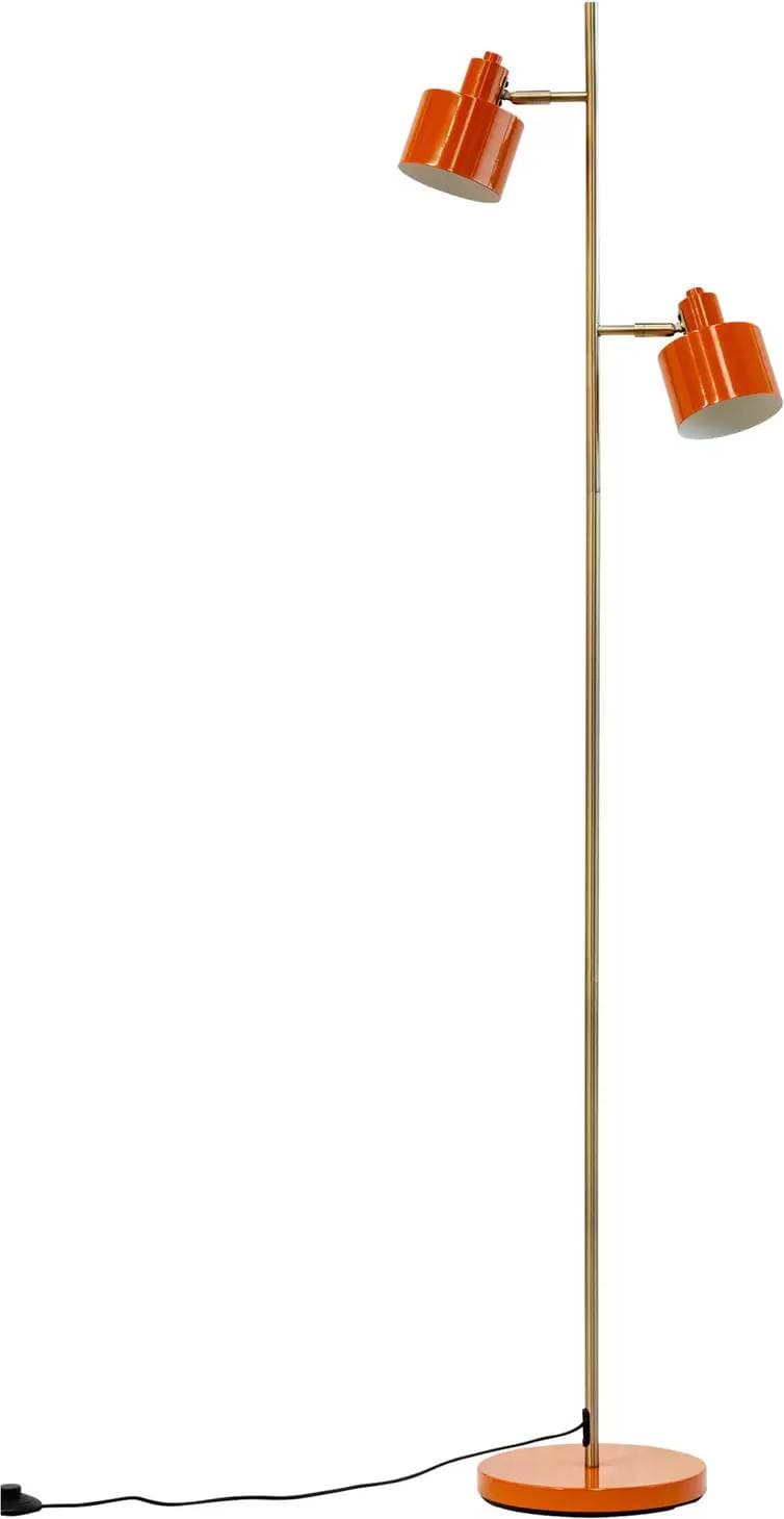 Dyberg Larsen Ocean Orange/Brass Golvlampa 160cm