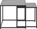 Living Home Seaford Black Satsbord 50x50cm 2st