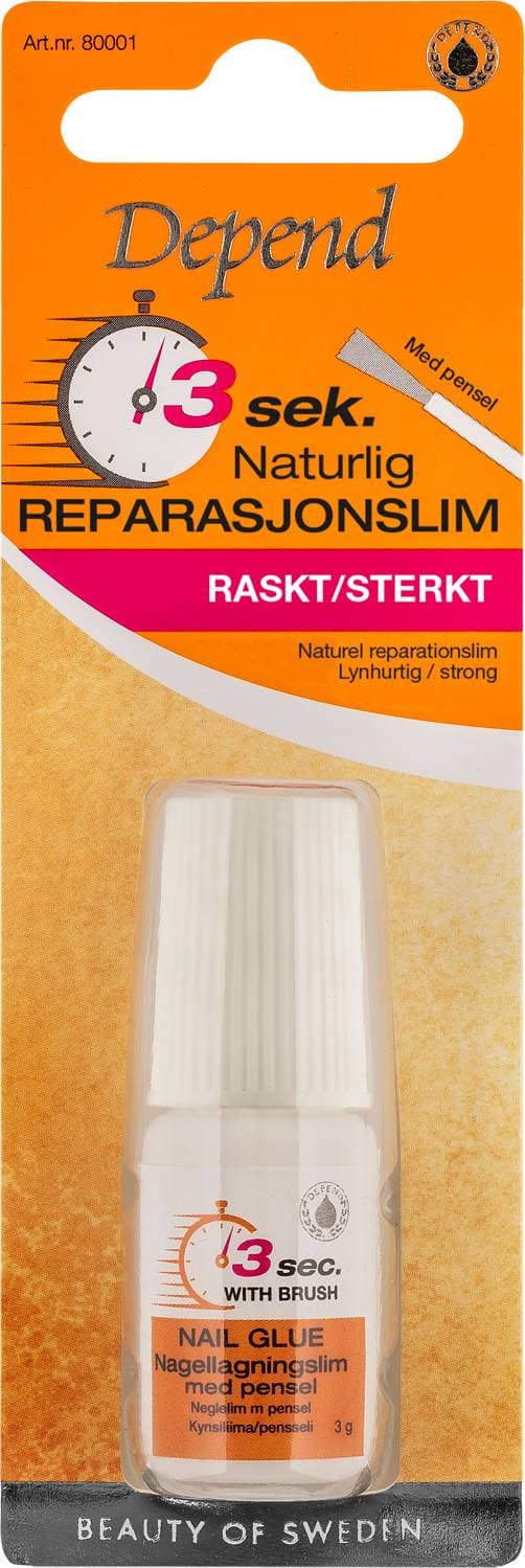 Depend 3 Sek. Naturellt Lagningslim