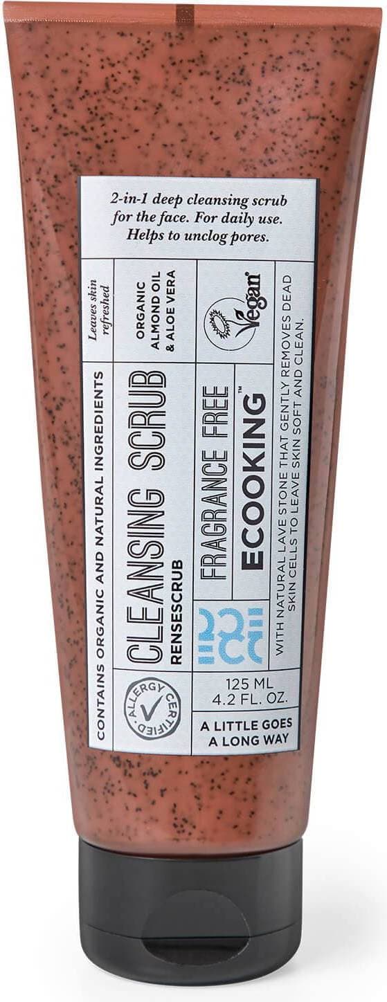 Ecooking Cleansing Scrub Parfumefri 125ml
