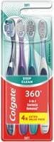 Colgate 360 Deep Clean Tandborste 4 st