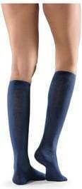 Mabs Cotton Knee Socks - Navy