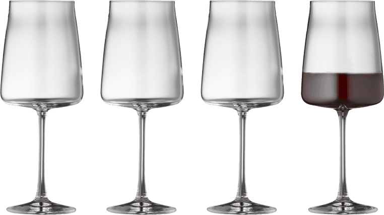 Lyngby Zero Rödvinsglas 54cl 4st