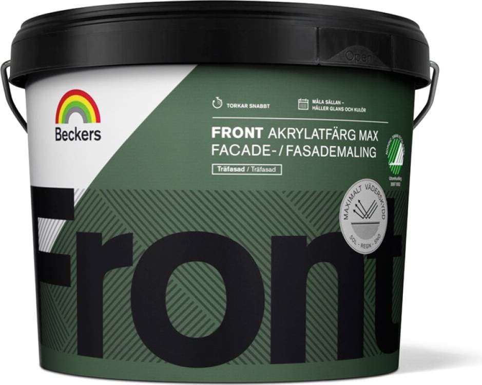 Beckers Akrylatfärg Max Front Faluröd 10L