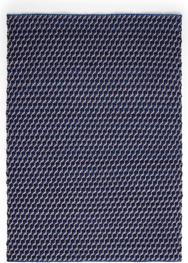 Hay Channel Vit, Blå 170x240cm