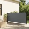 vidaXL Indragbar sidomarkis antracit 140x500