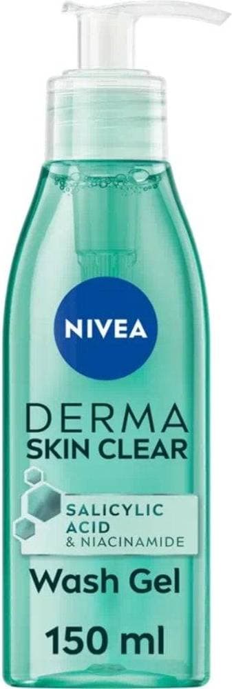 Nivea Derma Skin Clear Wash Gel 150ml