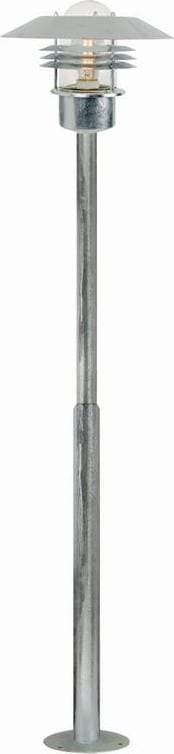 Nordlux Vejers 2M Galvanized Steel Stolplykta 215cm