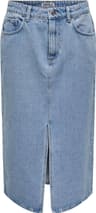 Only Bianca Midi Skirt - Blue/Light Blue Denim