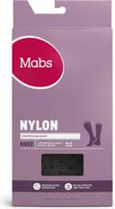 Mabs Nylon Knee Stödstrumpor Svart Dotted S