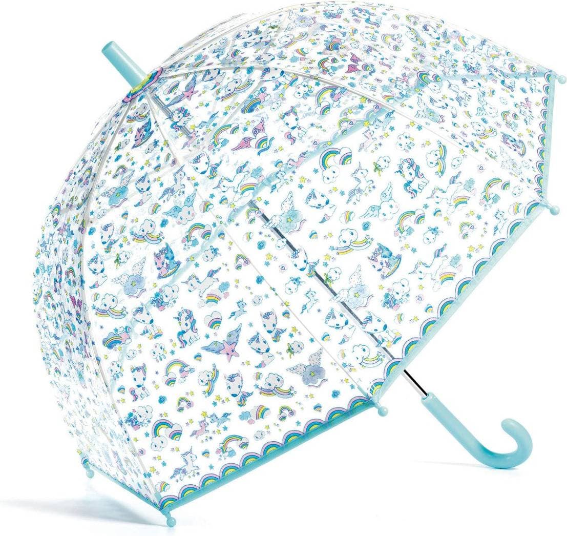 Djeco Unicorn Umbrella Blue