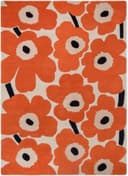 Marimekko Unikko ullmatta Orange, Röd