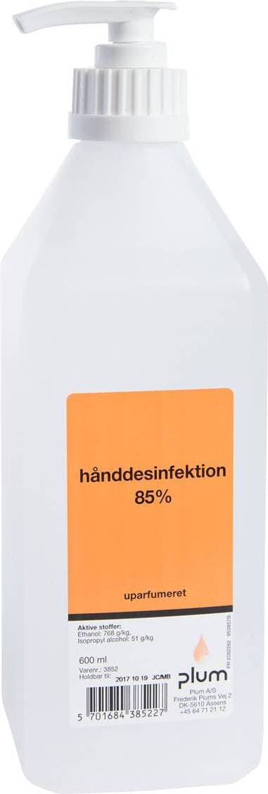 Plum Hånddesinfektion 85% 600ml