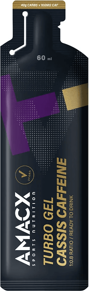 Amacx Turbo Caffeine Gel Svartvinbär 12 Styck 60 st