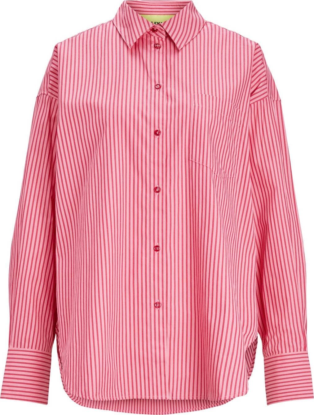 JJXX Jamie Relaxed Poplin Shirt - Pink/Cerise