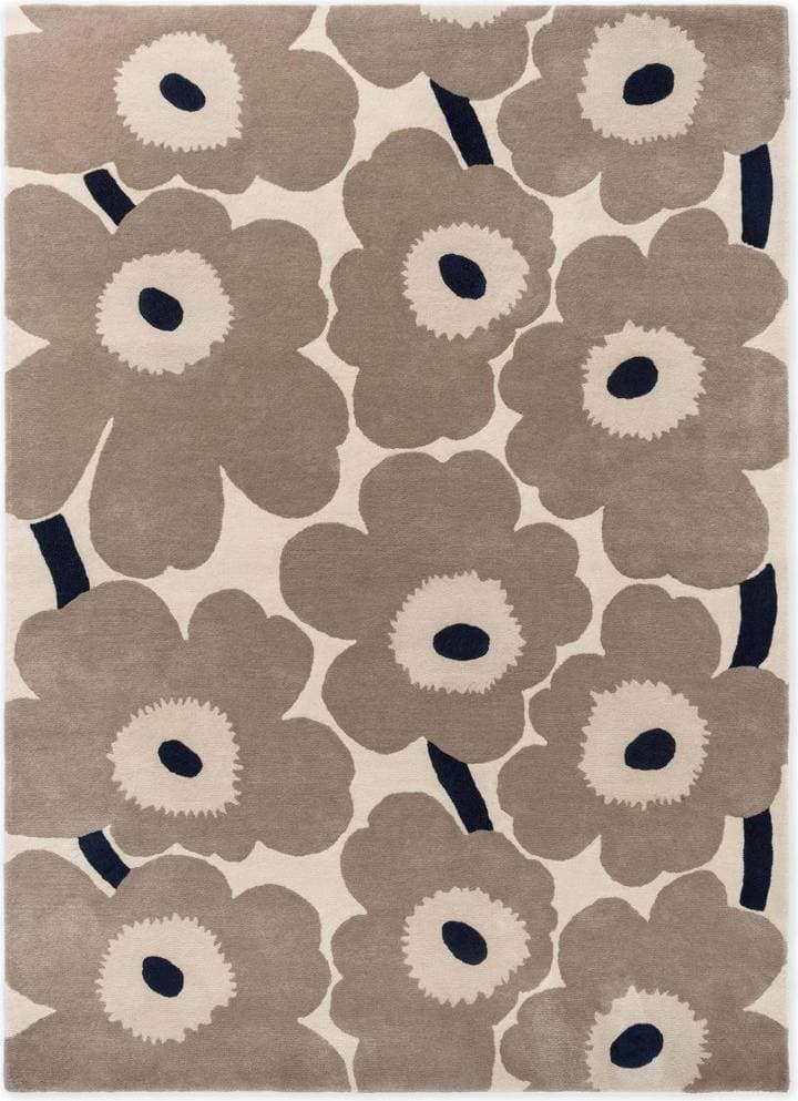 Marimekko Unikko ullmatta Beige, Multifärgad cm