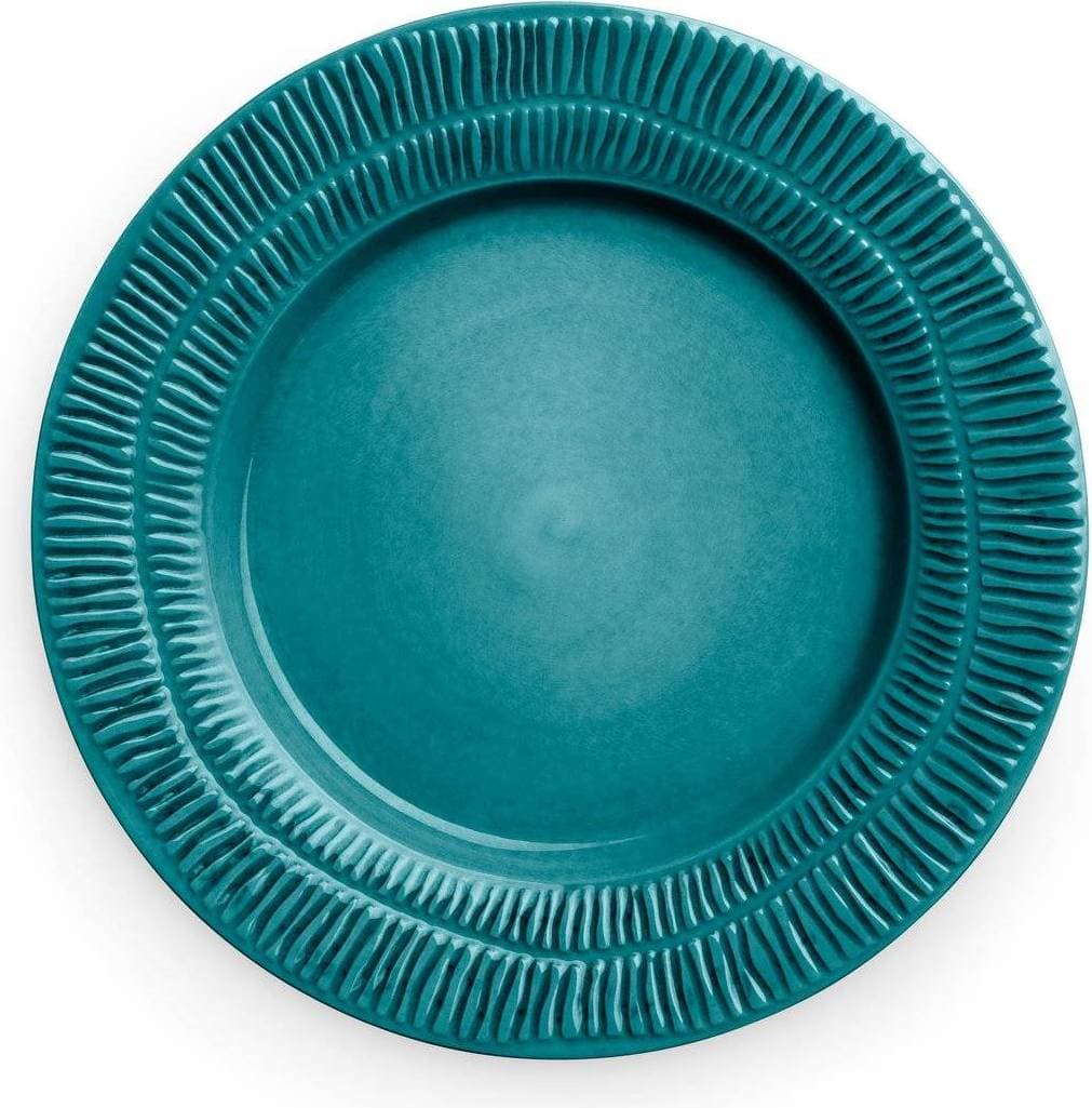 Mateus Stripes Ocean Ø 28 cm Blå Flat tallrik 28cm