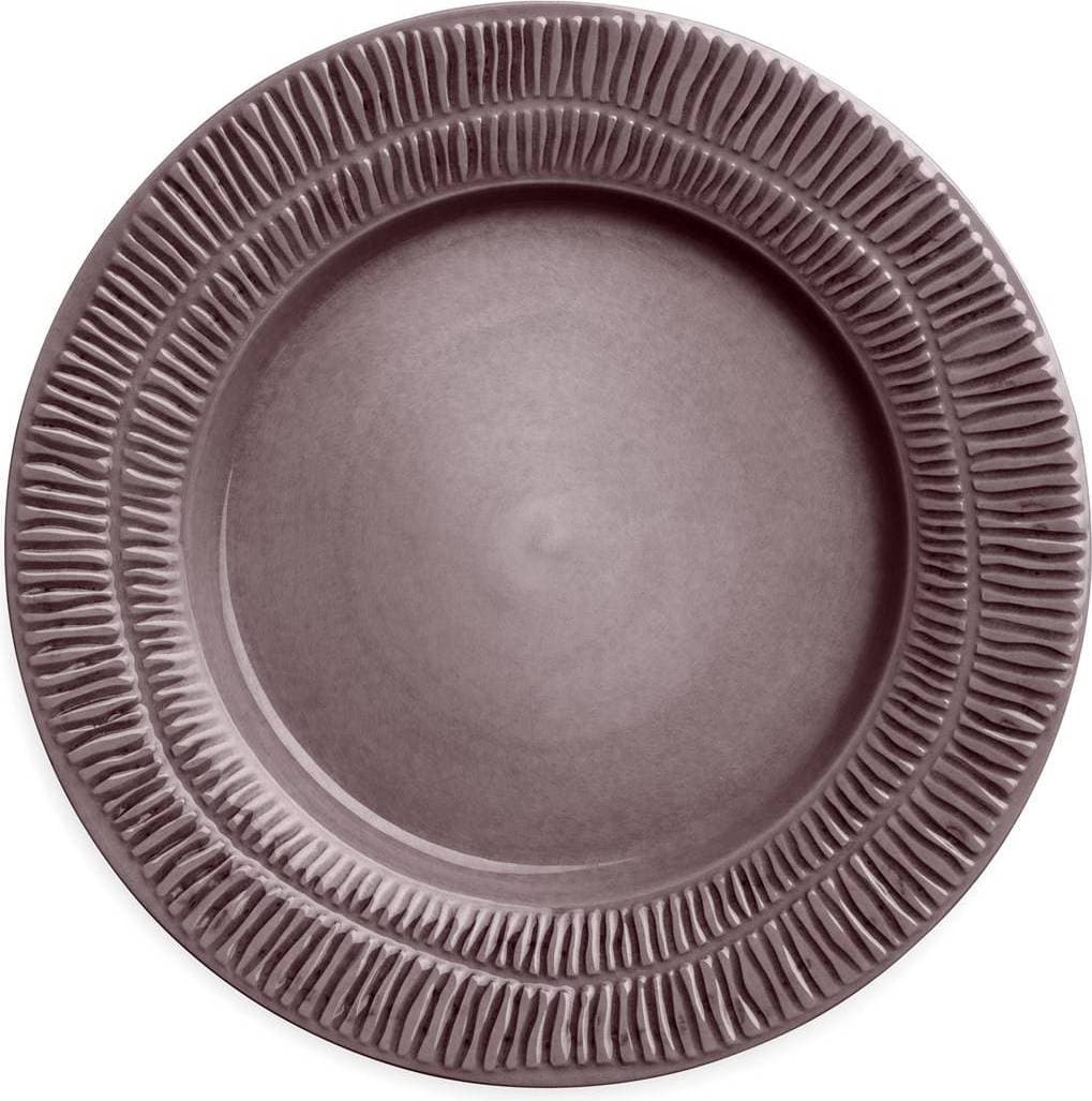 Mateus Stripes Plommon 28 cm Lila Flat tallrik 28cm