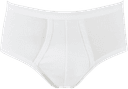 Calida Twisted Cotton Brief - White