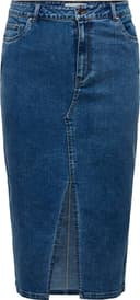 Only Curvy Denim Skirt - Blue/Medium Blue Denim