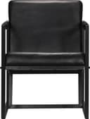 vidaXL Real Black Fåtölj 74.9cm