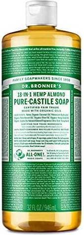 Dr. Bronners Pure-Castile Liquid Soap Almond 946ml