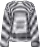 Pieces Sadie Long Sleeved Top - Cloud Dancer
