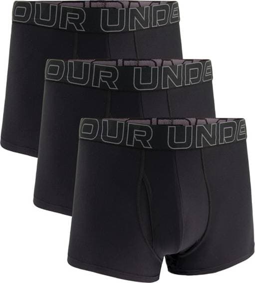 Under Armour Performance Tech 3" Boxers 3-pack - Black