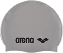Arena Classic Silicone Cap - Silver/Black