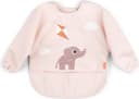 Done by Deer Playground Sleeved Bib with Pocket Pink