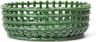 ferm LIVING Centerpiece Emerald Green Korg 29cm 29cm