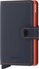 Secrid Secrid Miniwallet - Matte Night Blue/Orange