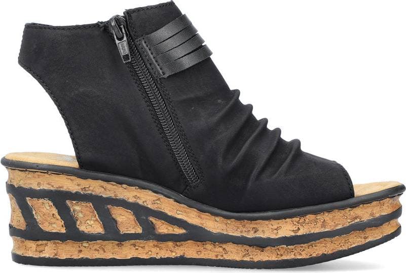 Rieker 68191 Rose - Black