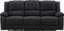 Venture Home Singapore Black Soffa 218cm 3-sits