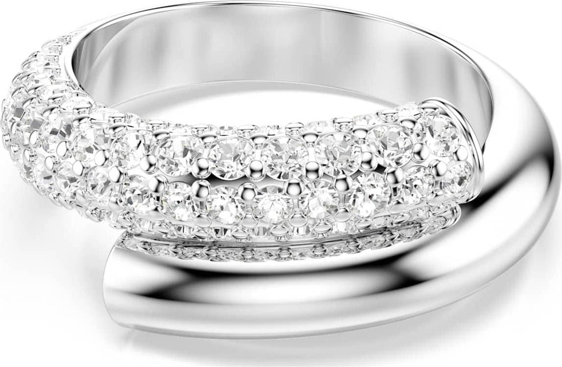 Swarovski Dextera Ring - Vit/Rhodiumpläterad