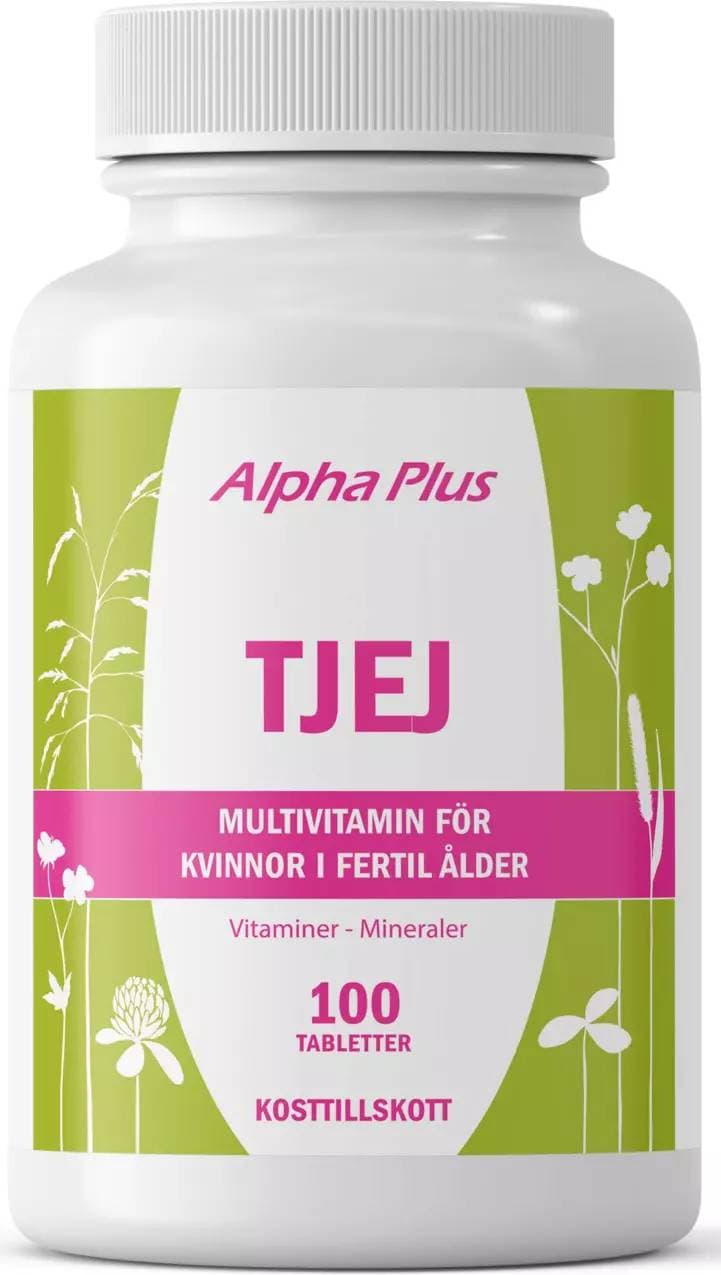 Alpha Plus Tjej Multivitamin 100 st