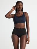 Lindex 3-pack high waist sports briefs - Nude/Brun/Sort