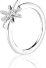 Efva Attling Beam &amp Stars Ring 16.50 MM SILVER