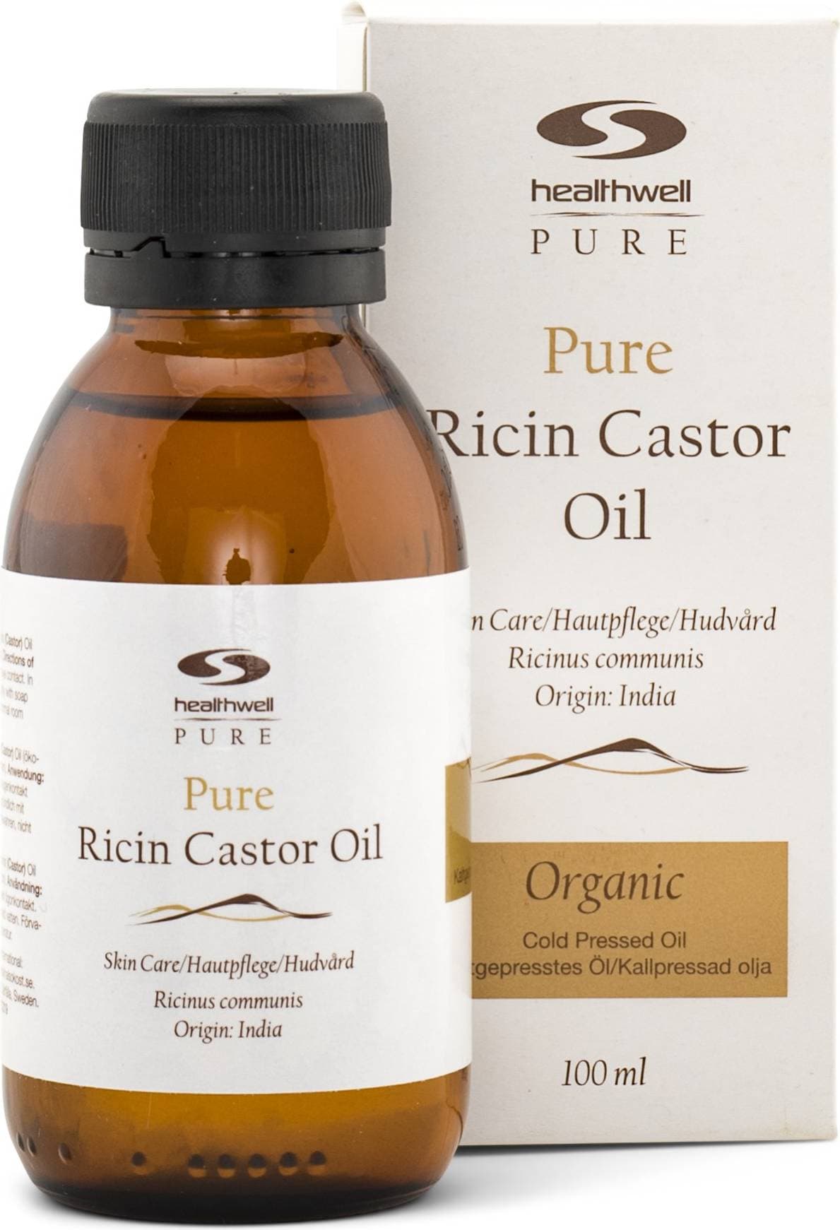 Healthwell Pure Ricin Castor Oil 100ml