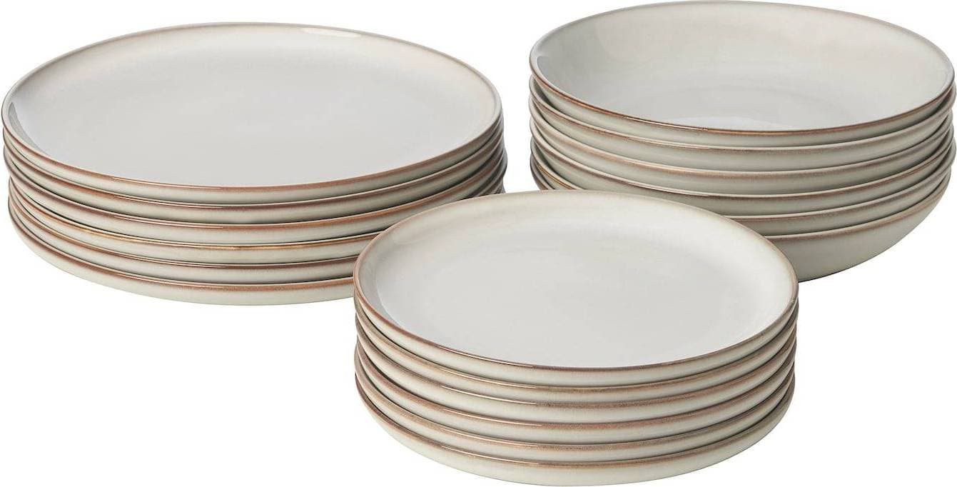 IKEA Gladelig Grey Tallriksset 18st