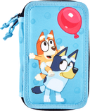 Euromic Bluey Pencil Case with Content Blue