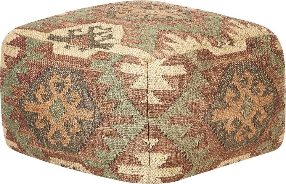 Beliani Cumbum Multicolour Sittpuff 30cm