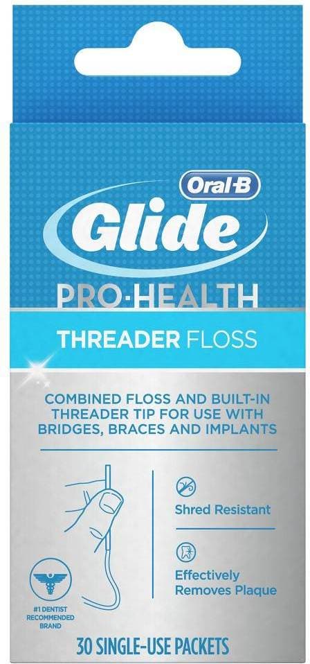 Oral-B Glide Pro-Health Threader Floss 30-pack