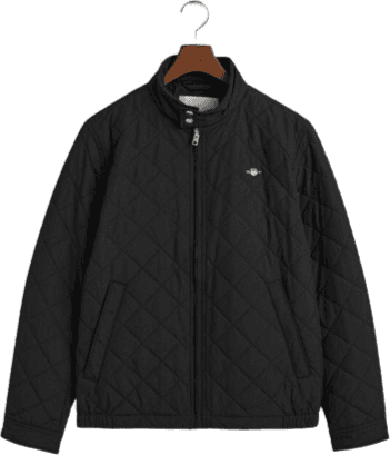 Gant Quilted Windcheater Jacket - Black