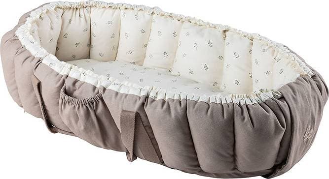 Sebra 3 i 1 Babynest Med Huva - Sophora Leaves