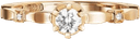 Efva Attling Forget Me Not Star Ring - Gold/Diamonds