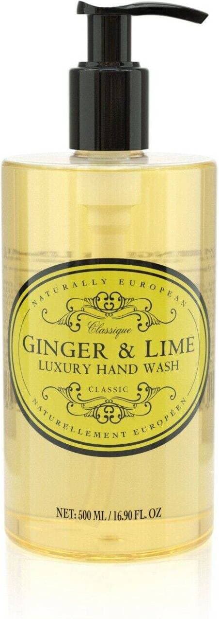 Naturally European Luxury Hand Wash Ginger & Lime 500ml